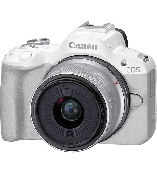 Canon EOS R50 KIT RF-S 18-45MM STM (White) (Promo Cashback Rp 1.000.000)